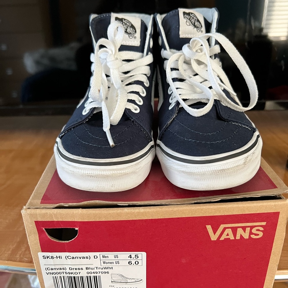 Vans Sk8-Hi  “Dress Blue/ White”